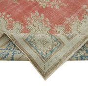 Handmade oriental contemporary 1980s 294 cm x 404 cm beige wool carpet