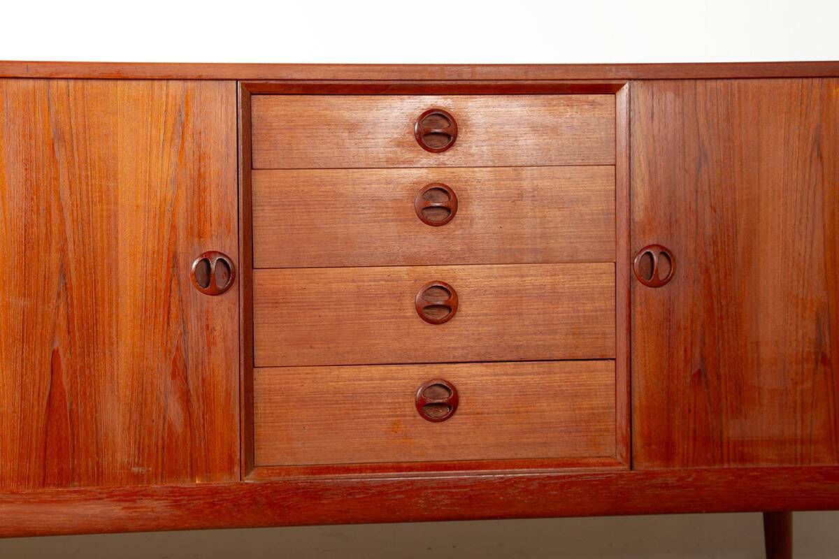 Danish enfilade in teak model 42 by Harry Østergaard/Randers Mobelfabrik