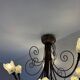 Wrought iron chandelier