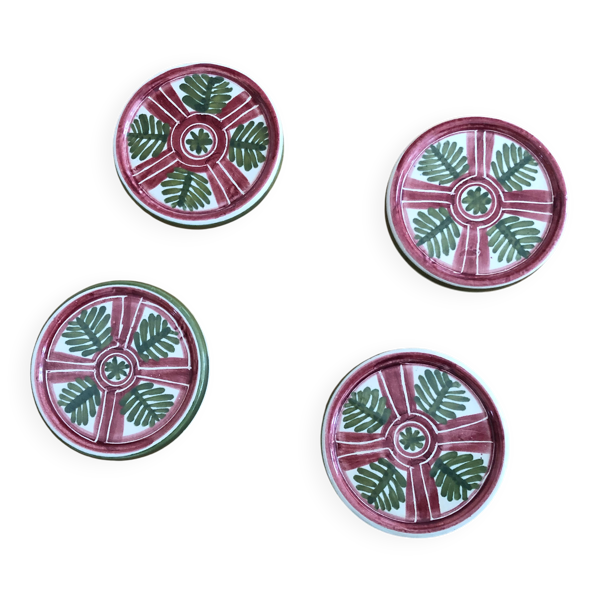 Lot de quatre sous-verres Kéraluc