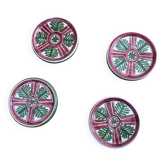 Set of four Kéraluc coasters