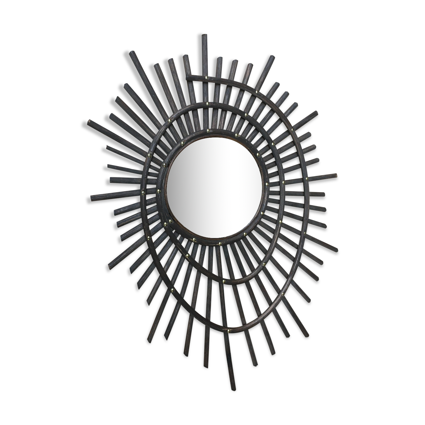 Old mirror sun design ortf 1960 vintage