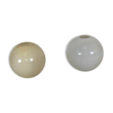 Pair of old ball lampshade