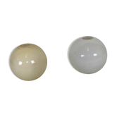 Pair of old ball lampshade