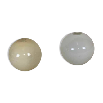 Pair of old ball lampshade