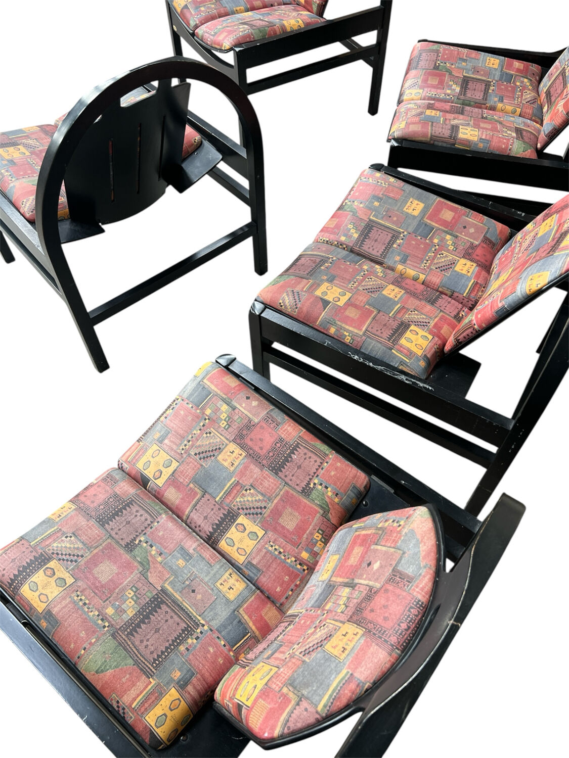 Ensemble de 5 fauteuils Baumann