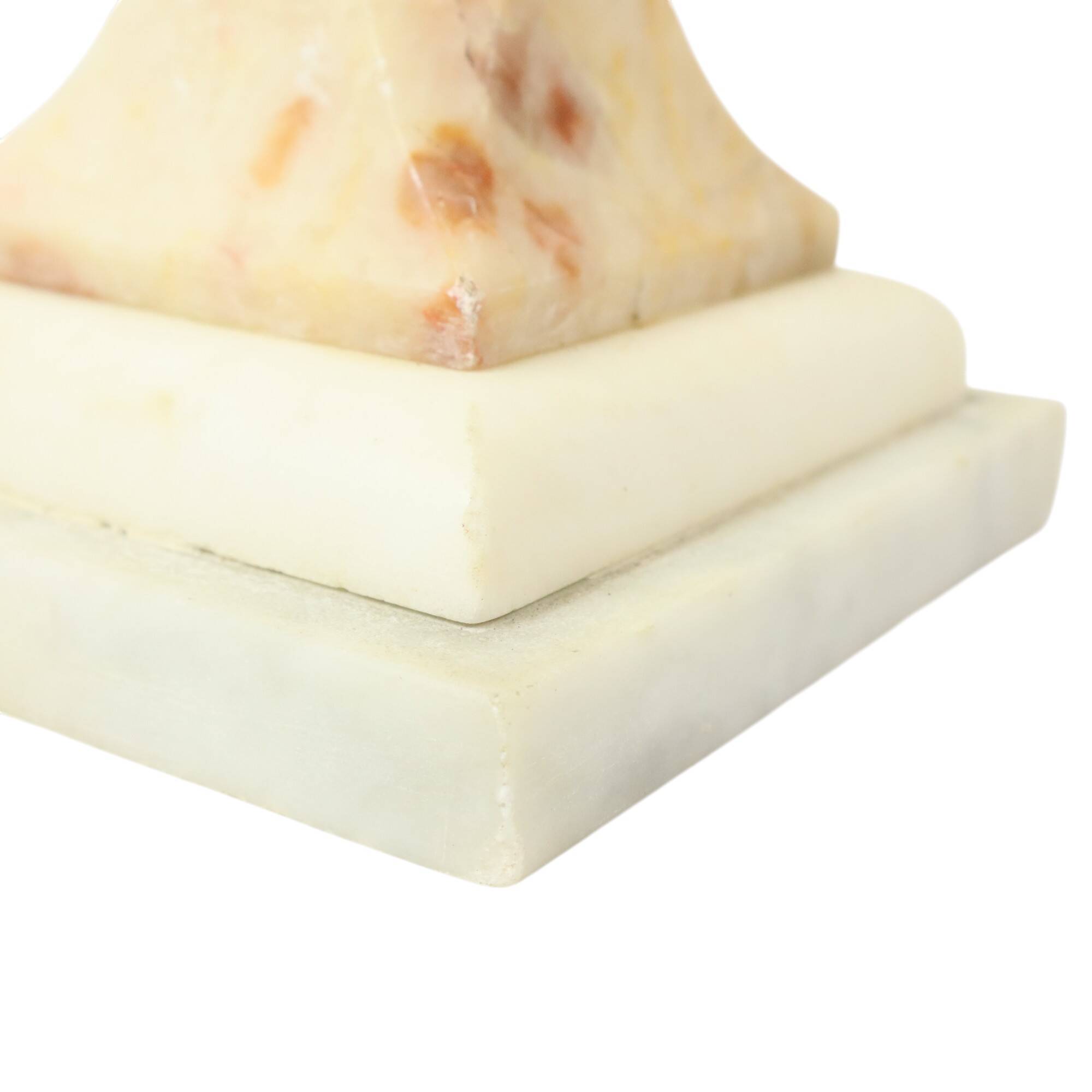 Set of 2 Decorative Marble Pillars Columns Classic 35cm