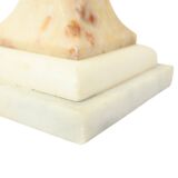 Set of 2 Decorative Marble Pillars Columns Classic 35cm