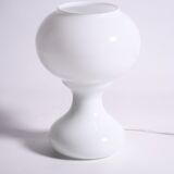 vintage white opaline lamp