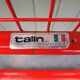Series of 5 Talin folding metal chairs