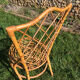 6 vintage wicker chairs 1960