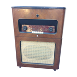 Radio spins disks 1959 vintage Philips