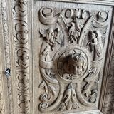 Carved wooden sideboard