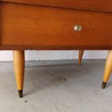 Vintage chest of drawers compass feet