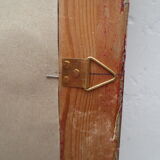 old rectangular mirror aged golden tower