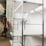 Modular shelf system wood and aluminum 1970