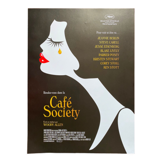 Affiche cinéma originale "Café Society" Woody Allen 40x60cm
