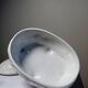 Vintage Baroque style white Italian earthenware candy dish