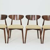 Dining chairs set of 4 Nebula green Scandinavian design
