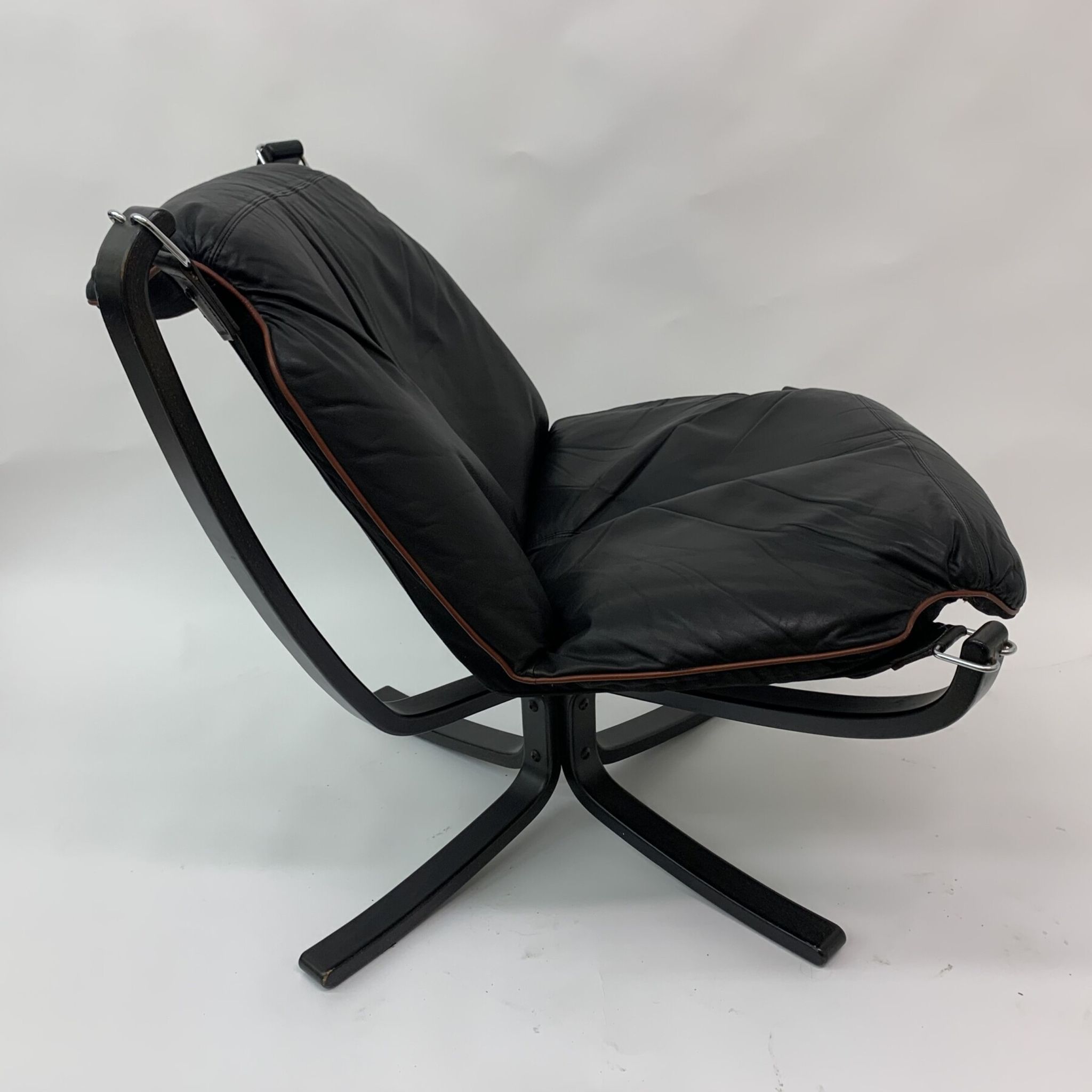 Falcon leather armchair by Sigurd Ressel for Vatne Møbler 1970s