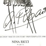 Drawing of the house Nina Ricci