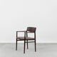 Brown leather executive chair by Arne Vodder, 1960