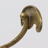 Italian Free Standing Solid Brass Coat Rack 1950s