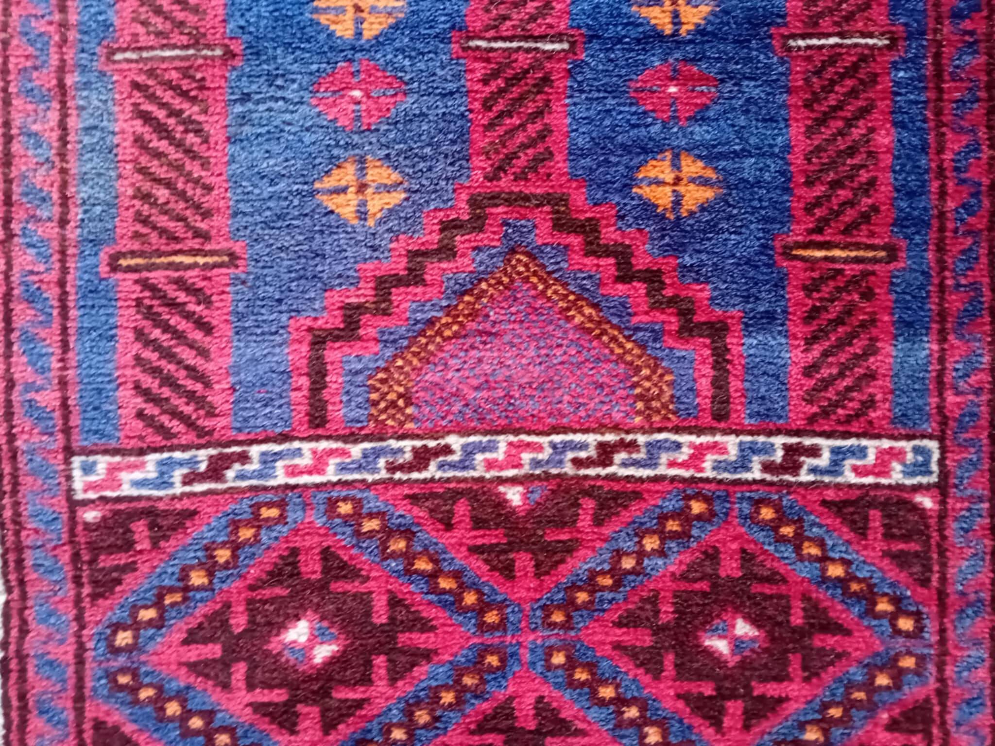 Handmade Afghan Beluch rug