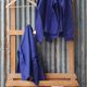 Vintage bistro wall coat rack