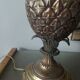 Lampe ananas en laiton doré