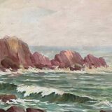 HSP painting "Breton Navy (?)" by Gaetan Montagney