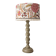 Lampe vintage torsadée – abat-jour indienne fait main