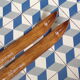 Pair of old wooden skis 197 cm