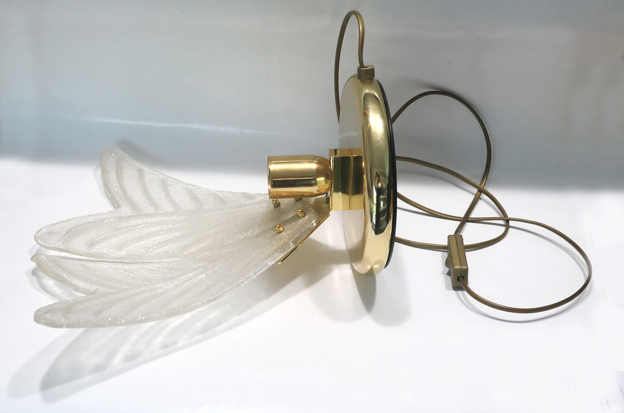 Lamp Sorrento Italy Murano Hollywood Regency 1980