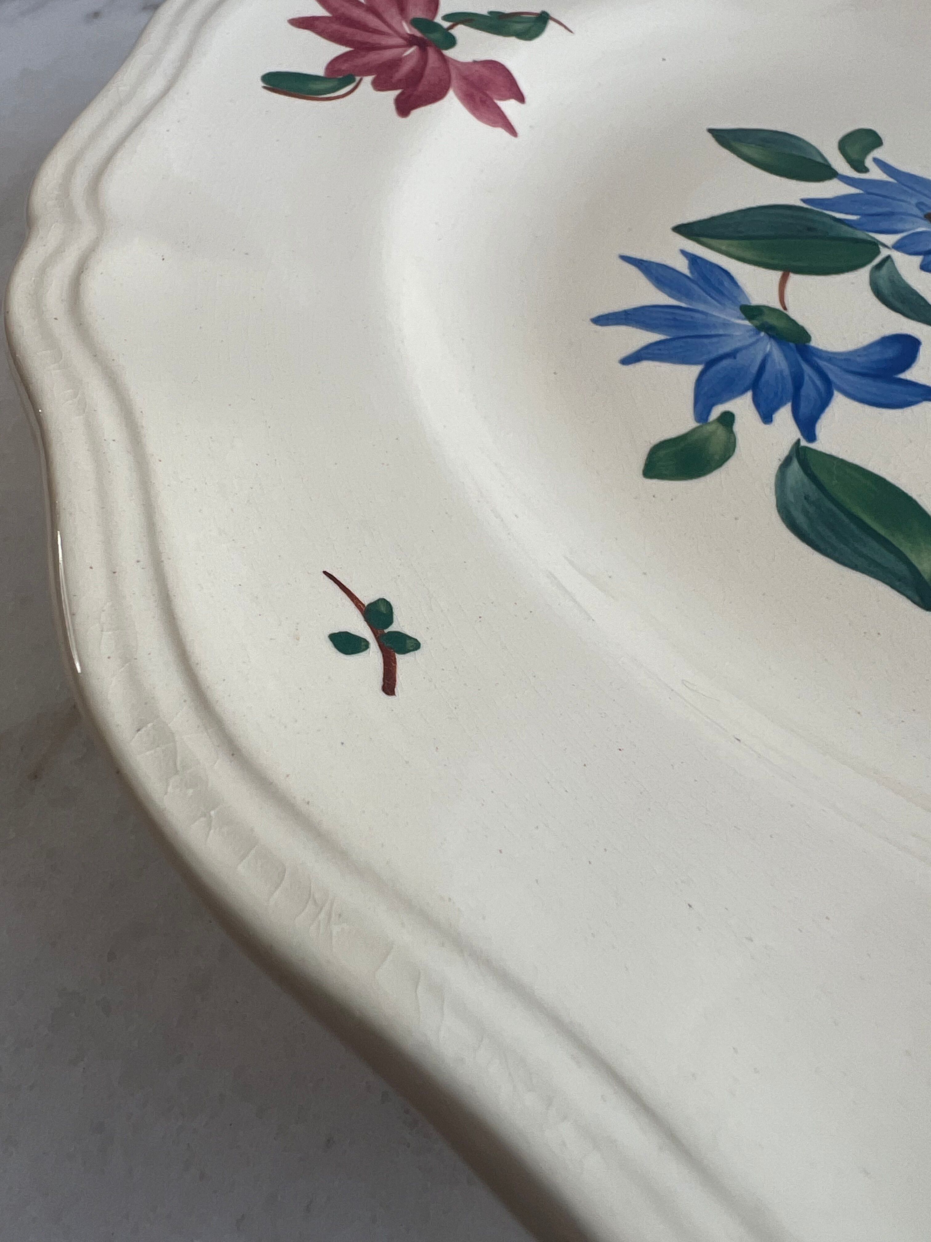 Plat de présentation, compotier Sarreguemines