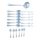 Ménagère en métal argenté 84 Gr (pour 6 personnes)