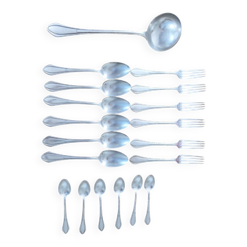 Silver-plated cutlery set 84 g (for 6 people)