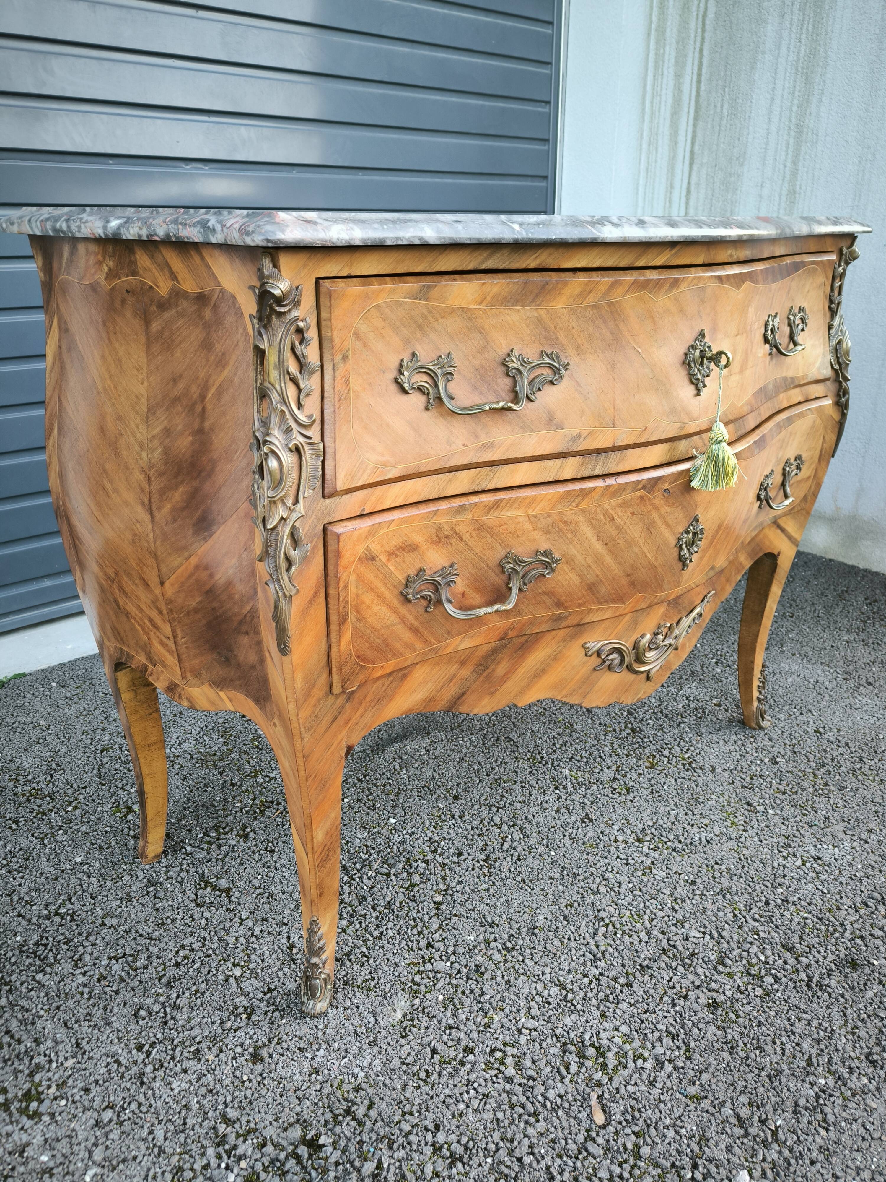 Louis XV style chest of drawers