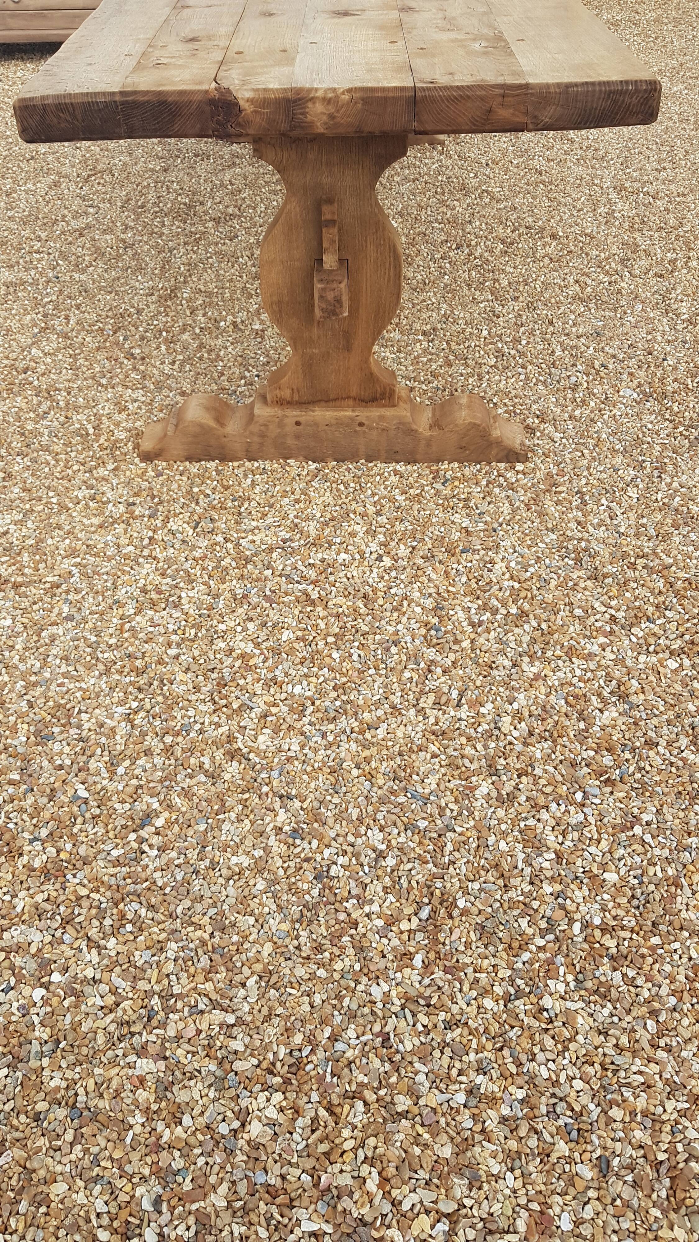 Monastery style table in solid oak