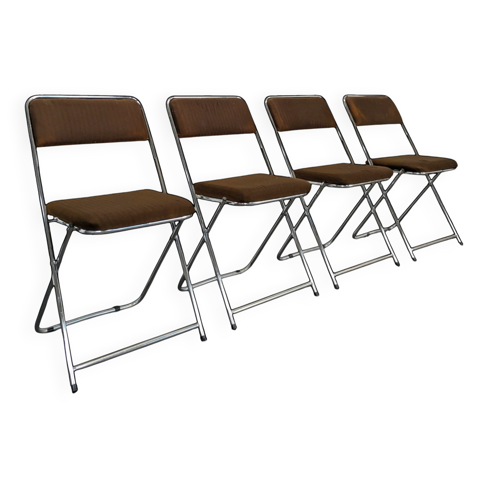 Set of 4 folding chairs