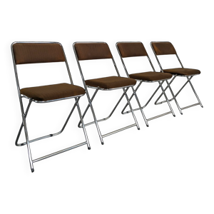 Série de 4 chaises pliantes