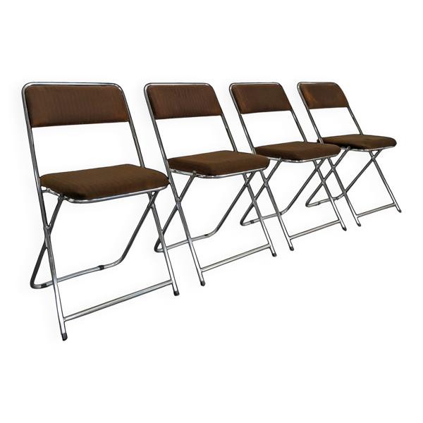 Série de 4 chaises pliantes