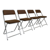 Série de 4 chaises pliantes