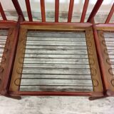 Vintage Scandinavian bench and armchairs for Glostrup 1960