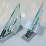 Artemide - pair of appliques icaro design carlo forcolini vintage modernist