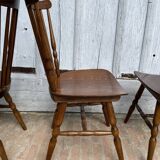 Set of 3 Baumann Menuet chairs