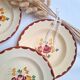 Longchamp Agen pattern soup plates