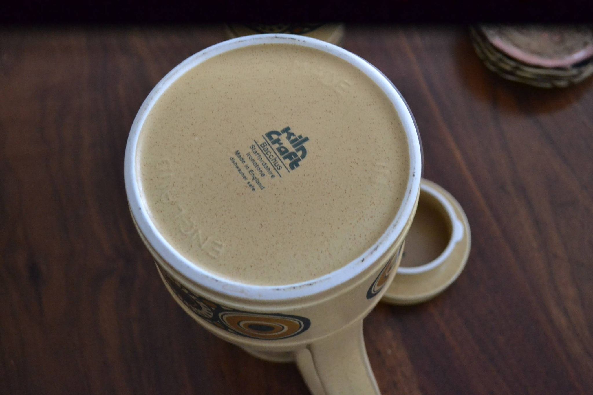 Kiln craft coffee service, tarpaulin pattern