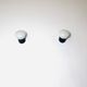 W-1809 Op-Art Wall Lamps In Opal Glass By Raak Amsterdam, The Netherlands 1970S