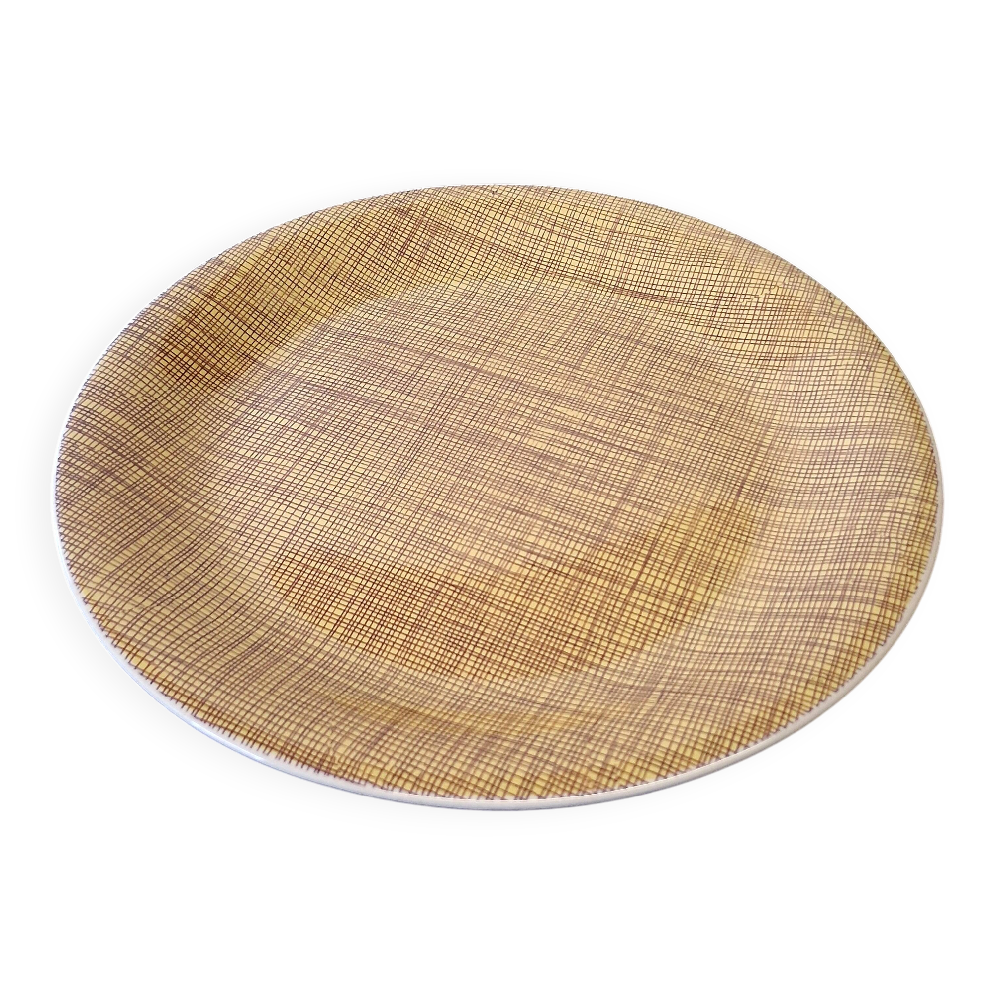 Slightly hollow round serving plate from Villeroy and Boch model "Bern".